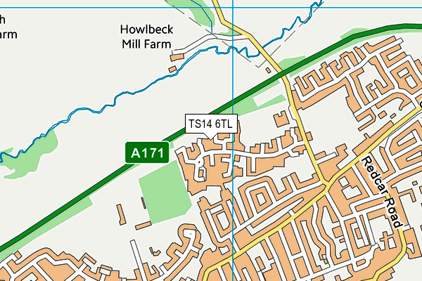 TS14 6TL map - OS VectorMap District (Ordnance Survey) TS14 6TL map - OS VectorMap District (Ordnance Survey)