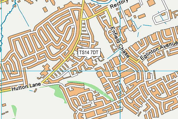 TS14 7DT map - OS VectorMap District (Ordnance Survey) TS14 7DT map - OS VectorMap District (Ordnance Survey)