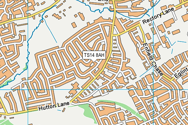 TS14 8AH map - OS VectorMap District (Ordnance Survey) TS14 8AH map - OS VectorMap District (Ordnance Survey)