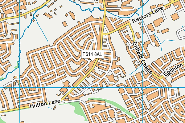 TS14 8AL map - OS VectorMap District (Ordnance Survey) TS14 8AL map - OS VectorMap District (Ordnance Survey)