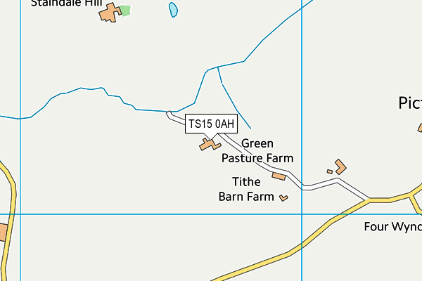 TS15 0AH map - OS VectorMap District (Ordnance Survey) TS15 0AH map - OS VectorMap District (Ordnance Survey)