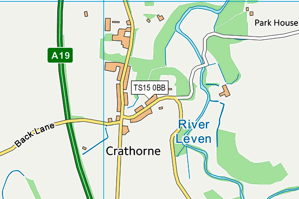 TS15 0BB map - OS VectorMap District (Ordnance Survey) TS15 0BB map - OS VectorMap District (Ordnance Survey)