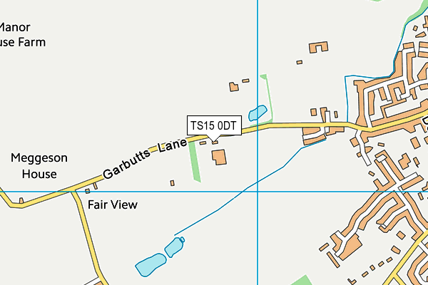 TS15 0DT map - OS VectorMap District (Ordnance Survey) TS15 0DT map - OS VectorMap District (Ordnance Survey)