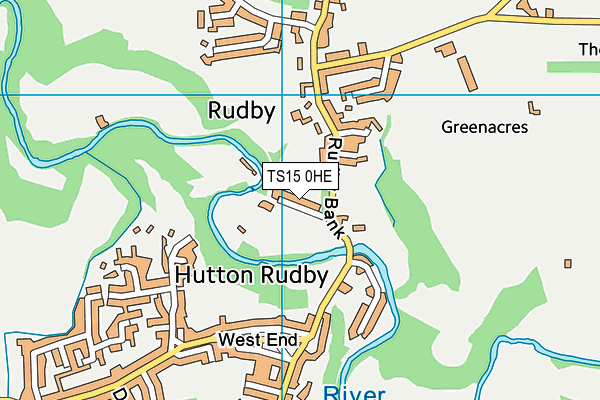 TS15 0HE map - OS VectorMap District (Ordnance Survey) TS15 0HE map - OS VectorMap District (Ordnance Survey)