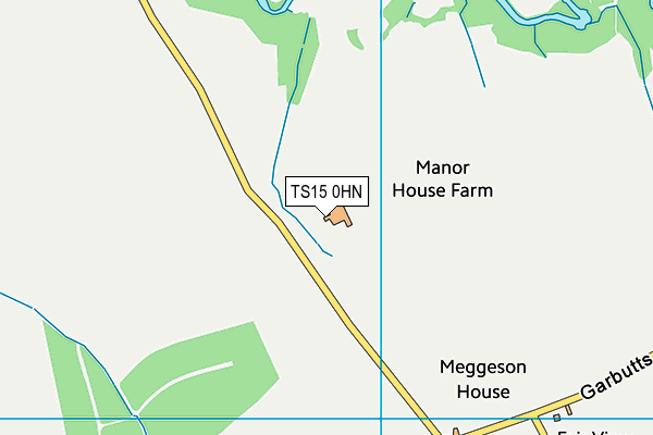 TS15 0HN map - OS VectorMap District (Ordnance Survey) TS15 0HN map - OS VectorMap District (Ordnance Survey)