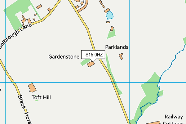 TS15 0HZ map - OS VectorMap District (Ordnance Survey) TS15 0HZ map - OS VectorMap District (Ordnance Survey)