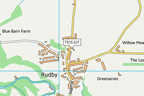 TS15 0JT map - OS VectorMap District (Ordnance Survey) TS15 0JT map - OS VectorMap District (Ordnance Survey)