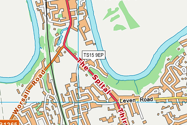 TS15 9EP map - OS VectorMap District (Ordnance Survey) TS15 9EP map - OS VectorMap District (Ordnance Survey)
