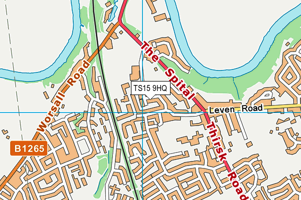 TS15 9HQ map - OS VectorMap District (Ordnance Survey) TS15 9HQ map - OS VectorMap District (Ordnance Survey)