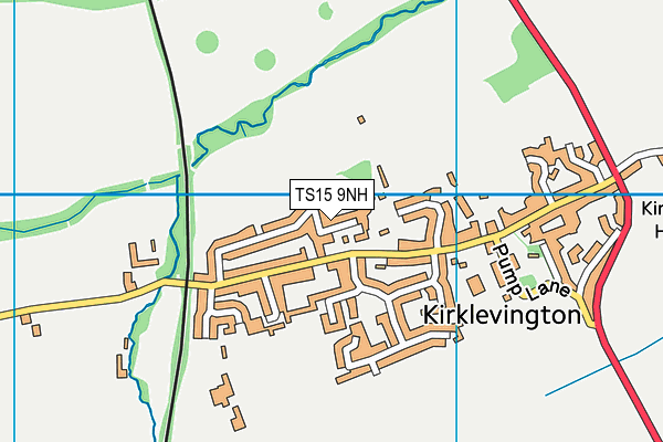 TS15 9NH map - OS VectorMap District (Ordnance Survey)