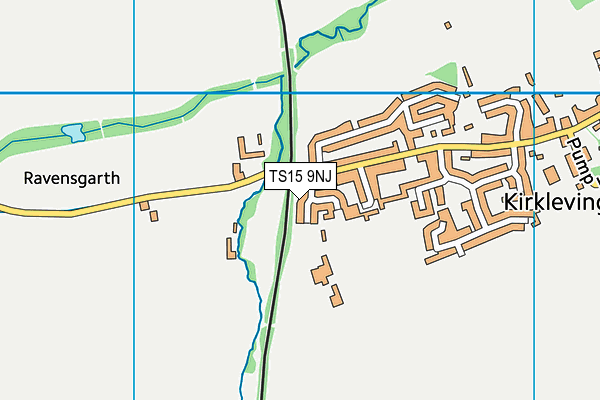 TS15 9NJ map - OS VectorMap District (Ordnance Survey) TS15 9NJ map - OS VectorMap District (Ordnance Survey)