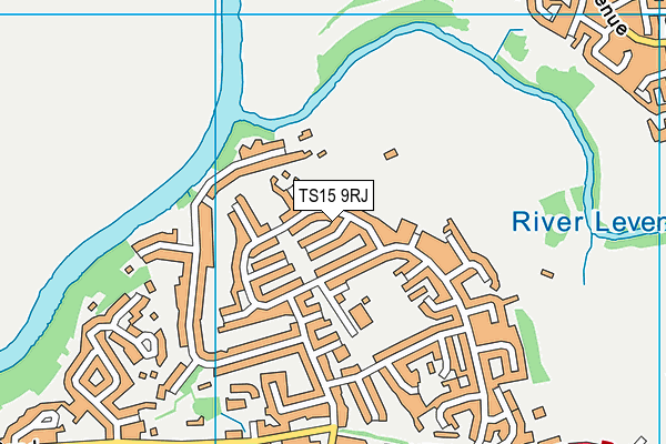 TS15 9RJ map - OS VectorMap District (Ordnance Survey) TS15 9RJ map - OS VectorMap District (Ordnance Survey)