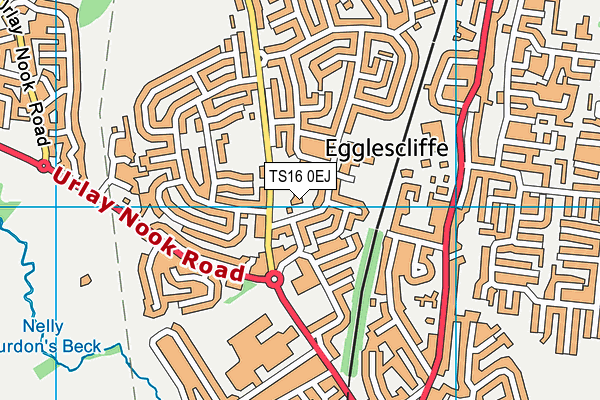 TS16 0EJ map - OS VectorMap District (Ordnance Survey) TS16 0EJ map - OS VectorMap District (Ordnance Survey)
