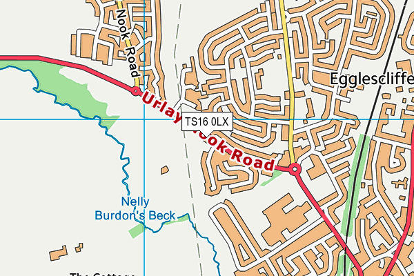 TS16 0LX map - OS VectorMap District (Ordnance Survey) TS16 0LX map - OS VectorMap District (Ordnance Survey)