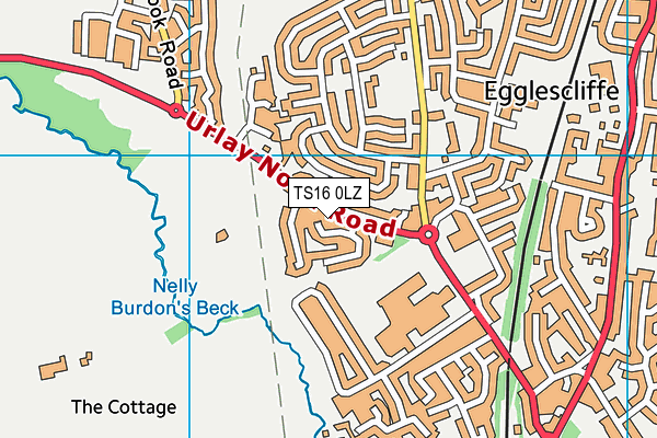 TS16 0LZ map - OS VectorMap District (Ordnance Survey) TS16 0LZ map - OS VectorMap District (Ordnance Survey)