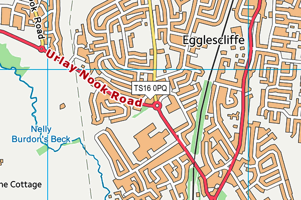 TS16 0PQ map - OS VectorMap District (Ordnance Survey) TS16 0PQ map - OS VectorMap District (Ordnance Survey)