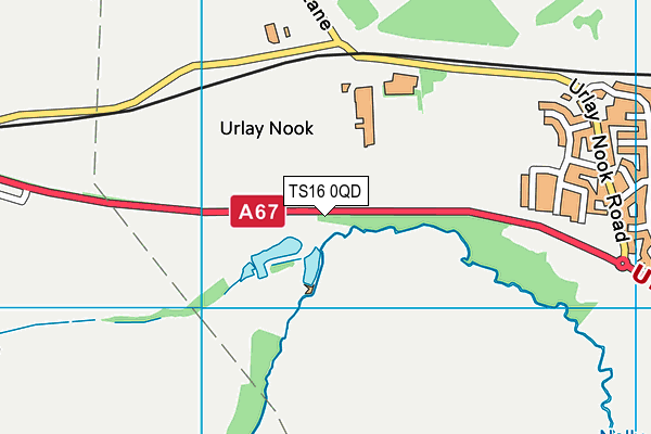 TS16 0QD map - OS VectorMap District (Ordnance Survey) TS16 0QD map - OS VectorMap District (Ordnance Survey)