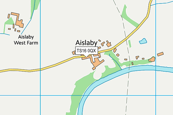 TS16 0QX map - OS VectorMap District (Ordnance Survey) TS16 0QX map - OS VectorMap District (Ordnance Survey)