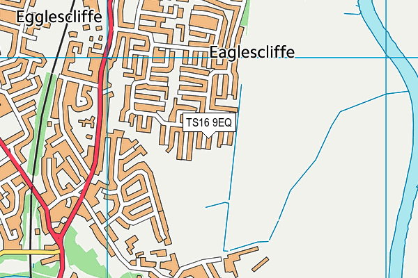 TS16 9EQ map - OS VectorMap District (Ordnance Survey) TS16 9EQ map - OS VectorMap District (Ordnance Survey)