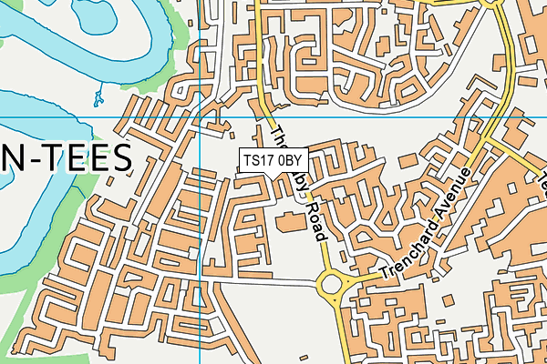 TS17 0BY map - OS VectorMap District (Ordnance Survey) TS17 0BY map - OS VectorMap District (Ordnance Survey)