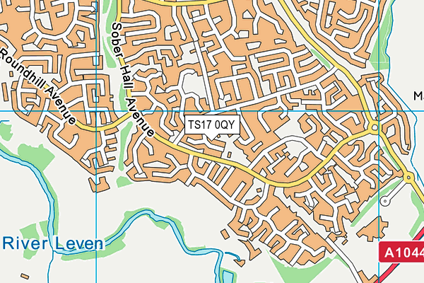 TS17 0QY map - OS VectorMap District (Ordnance Survey) TS17 0QY map - OS VectorMap District (Ordnance Survey)
