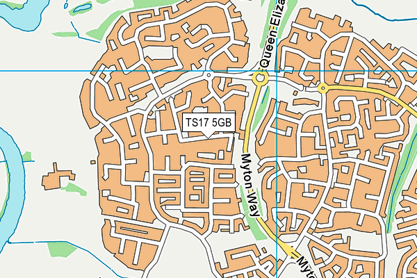 TS17 5GB map - OS VectorMap District (Ordnance Survey) TS17 5GB map - OS VectorMap District (Ordnance Survey)