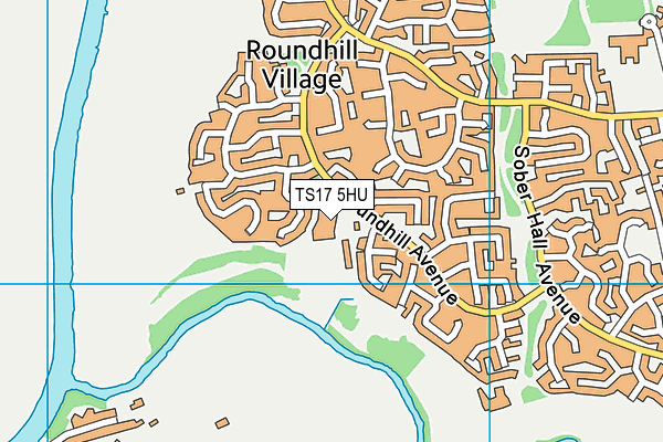 TS17 5HU map - OS VectorMap District (Ordnance Survey) TS17 5HU map - OS VectorMap District (Ordnance Survey)