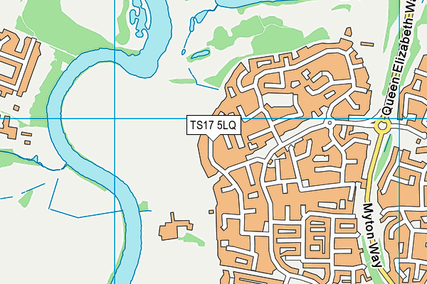 TS17 5LQ map - OS VectorMap District (Ordnance Survey) TS17 5LQ map - OS VectorMap District (Ordnance Survey)