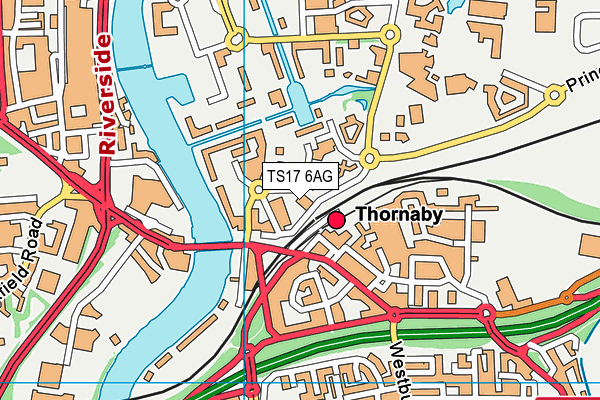TS17 6AG map - OS VectorMap District (Ordnance Survey) TS17 6AG map - OS VectorMap District (Ordnance Survey)