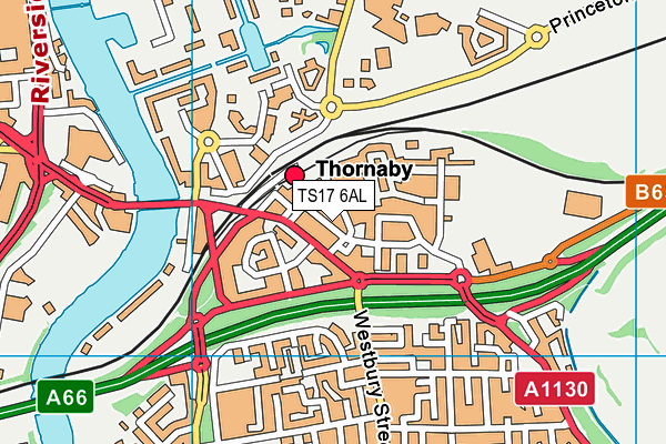 TS17 6AL map - OS VectorMap District (Ordnance Survey) TS17 6AL map - OS VectorMap District (Ordnance Survey)