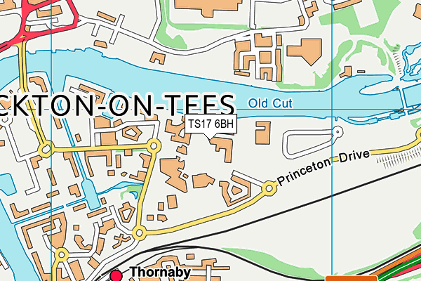 TS17 6BH map - OS VectorMap District (Ordnance Survey) TS17 6BH map - OS VectorMap District (Ordnance Survey)