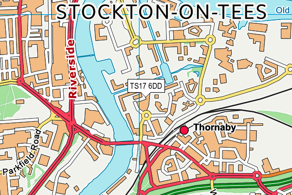 TS17 6DD map - OS VectorMap District (Ordnance Survey) TS17 6DD map - OS VectorMap District (Ordnance Survey)