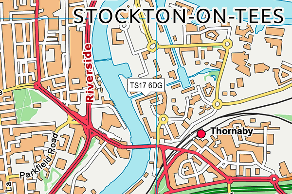 TS17 6DG map - OS VectorMap District (Ordnance Survey) TS17 6DG map - OS VectorMap District (Ordnance Survey)