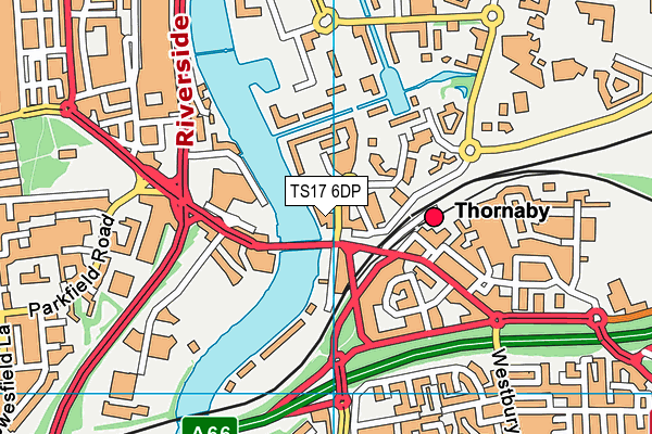 TS17 6DP map - OS VectorMap District (Ordnance Survey) TS17 6DP map - OS VectorMap District (Ordnance Survey)