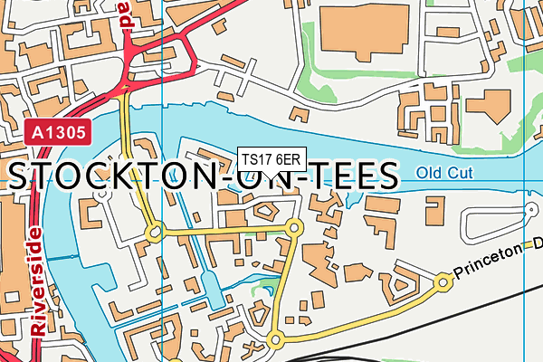 TS17 6ER map - OS VectorMap District (Ordnance Survey) TS17 6ER map - OS VectorMap District (Ordnance Survey)
