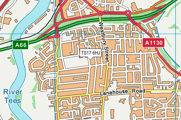TS17 6HJ map - OS VectorMap District (Ordnance Survey) TS17 6HJ map - OS VectorMap District (Ordnance Survey)