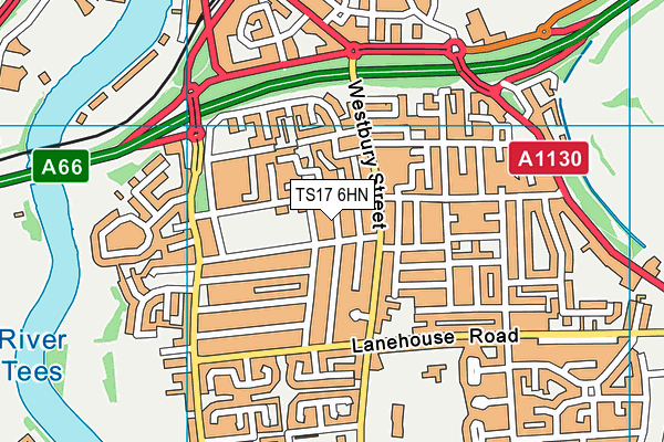 TS17 6HN map - OS VectorMap District (Ordnance Survey) TS17 6HN map - OS VectorMap District (Ordnance Survey)