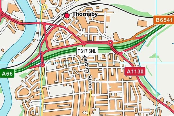 TS17 6NL map - OS VectorMap District (Ordnance Survey) TS17 6NL map - OS VectorMap District (Ordnance Survey)