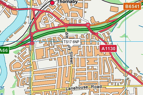 TS17 6NP map - OS VectorMap District (Ordnance Survey) TS17 6NP map - OS VectorMap District (Ordnance Survey)