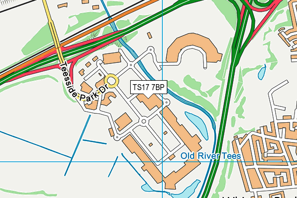 TS17 7BP map - OS VectorMap District (Ordnance Survey) TS17 7BP map - OS VectorMap District (Ordnance Survey)