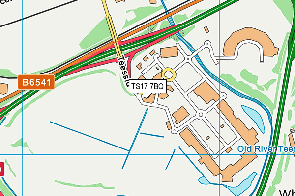 TS17 7BQ map - OS VectorMap District (Ordnance Survey) TS17 7BQ map - OS VectorMap District (Ordnance Survey)