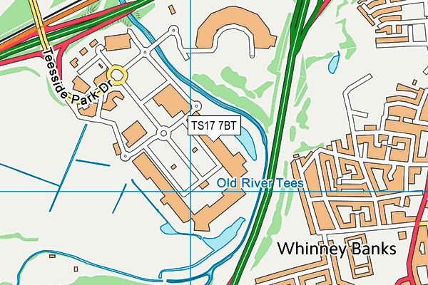 TS17 7BT map - OS VectorMap District (Ordnance Survey) TS17 7BT map - OS VectorMap District (Ordnance Survey)