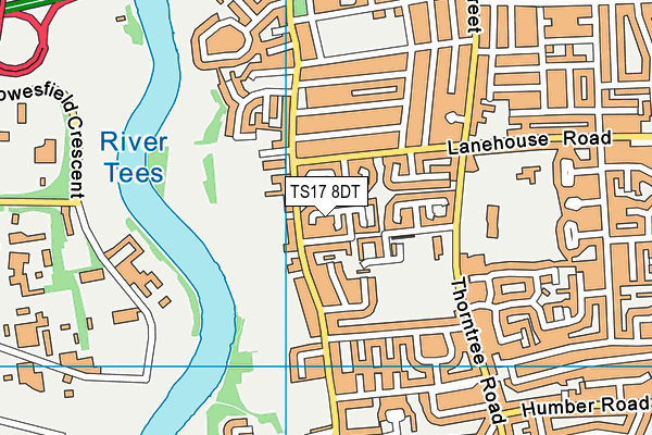 TS17 8DT map - OS VectorMap District (Ordnance Survey) TS17 8DT map - OS VectorMap District (Ordnance Survey)