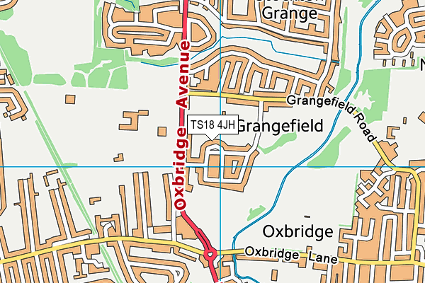 TS18 4JH map - OS VectorMap District (Ordnance Survey) TS18 4JH map - OS VectorMap District (Ordnance Survey)