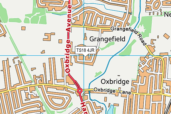 TS18 4JR map - OS VectorMap District (Ordnance Survey) TS18 4JR map - OS VectorMap District (Ordnance Survey)