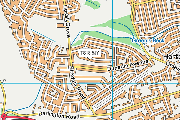 TS18 5JY map - OS VectorMap District (Ordnance Survey) TS18 5JY map - OS VectorMap District (Ordnance Survey)