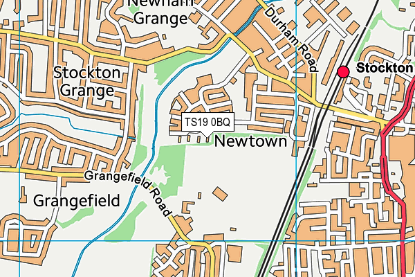 TS19 0BQ map - OS VectorMap District (Ordnance Survey) TS19 0BQ map - OS VectorMap District (Ordnance Survey)