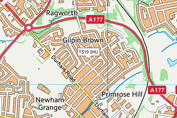 TS19 0HU map - OS VectorMap District (Ordnance Survey) TS19 0HU map - OS VectorMap District (Ordnance Survey)