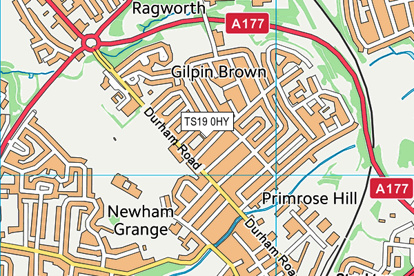 TS19 0HY map - OS VectorMap District (Ordnance Survey) TS19 0HY map - OS VectorMap District (Ordnance Survey)