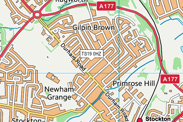 TS19 0HZ map - OS VectorMap District (Ordnance Survey) TS19 0HZ map - OS VectorMap District (Ordnance Survey)